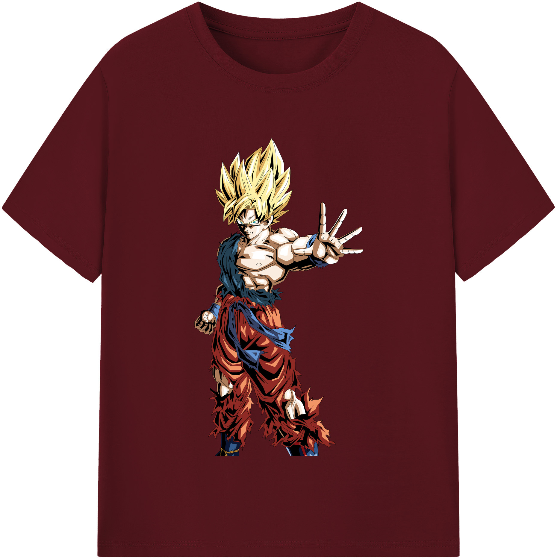 （画像用） ドラゴンボール 孫悟空（そん ごくう）Son Goku カカロット DRAGON BALL Kakarotto 綿100％半袖Tシャツ（フロントプリント）